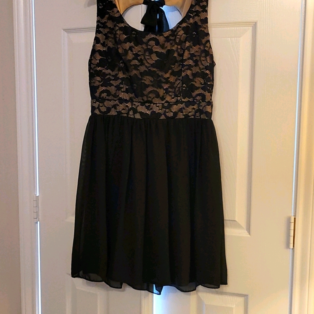 Lace bodice dress